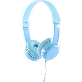 Onanoff Travel dětské Sluchátka On Ear kabelová modrá složitelná, headset, omezení hlasitosti