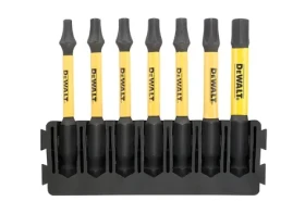 DeWalt sada prodloužených bitů T 7 ks / Sada bitů / 57 mm / T15, T20, T25, T30, T40 (DT70825)