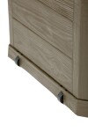 TOOMAX WOODYS zahradní plastový úložný box 280 L - hnědá