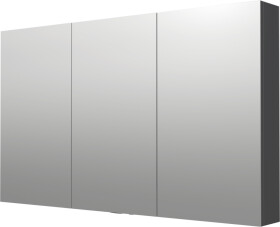 Zrcadlová skříňka Naturel 120x72 cm lamino šedostříbrná GALCA1120 GALCA1120