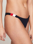 Dámské plavkové kalhotky CHEEKY STRING BIKINI UW0UW05298 DW5 tm. modré Tommy Hilfiger