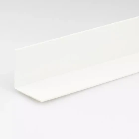 Profil uholníkový PVC bily lesk 10x10x1000