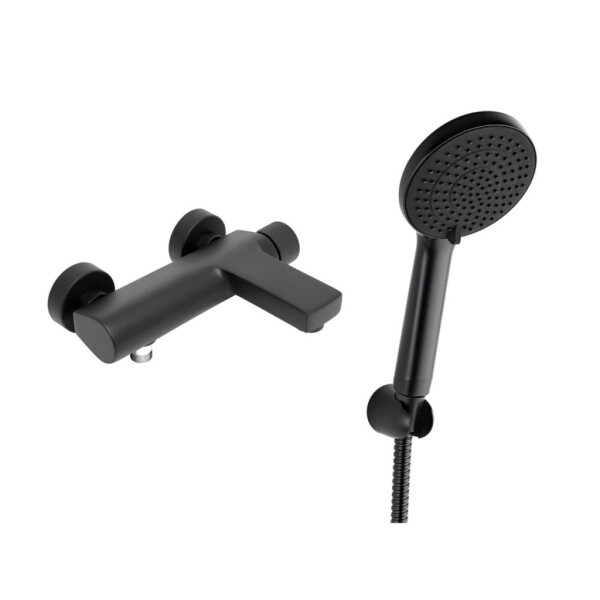 Vanová baterie SAT Evolution s vanovým setem 150 mm černá matná SATBSEVO222CSET1 SATBSEVO222CSET1