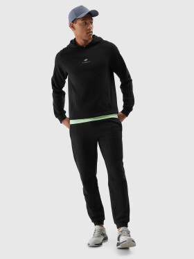 Pánské tepláky typu jogger organické bavlny 4F černé