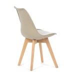 Židle jídelní, cappuccino plast, CT-X7055 CAP