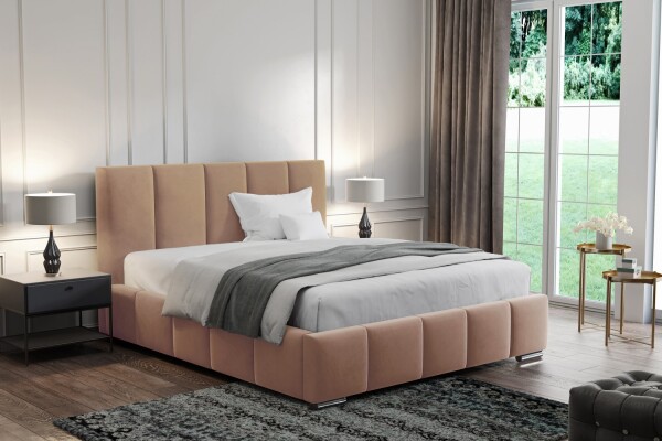FRONTI Postel MODEL 09 140x200 růžová - MAGIC VELVET 2269