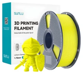 Sunlu PLA+ žlutá / Struna pro 3D tiskárnu / PLA+ / 1.75mm / 1kg (PLA+ Y)