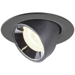 Paulmann 92907 Whirl LED vestavné svítidlo, LED, pevně vestavěné LED, 4.9 W, hliník (kartáčovaný), saténová, sada 3 ks