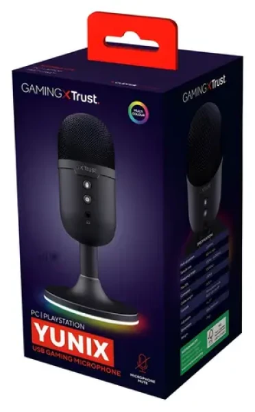 Trust GXT 234 Yunix černá / Mikrofon / RGB / USB / 1,8 m (25372)