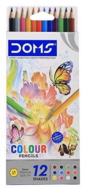 Dřevěné pastelky šestihranné (12 ks)