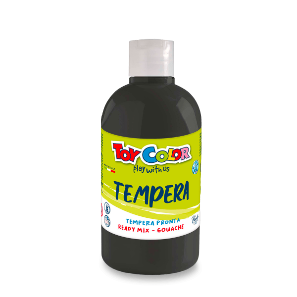 Toy Color Temperová barva Ready Tempera 500ml - černá