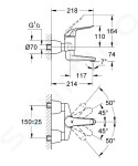 GROHE - Euroeco Special Páková umyvadlová baterie, chrom 32771000