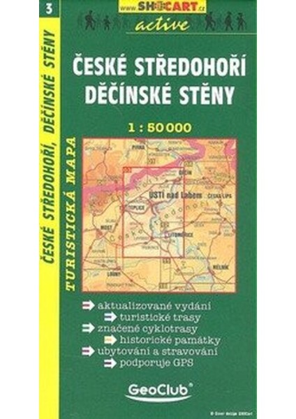 SC 003 České středohoří, Děčínské stěny 1:50 000