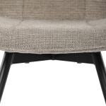 Jídelní židle, hnědá, látka, HC-T1130 CAP2