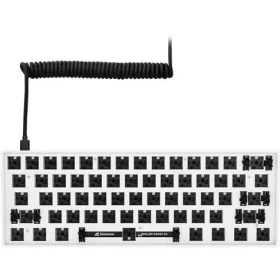 Sharkoon SKILLER SGK50 S4 Barebone bílá / Tělo klávesnice / formát 60% / ANSI Layout (4044951038893)