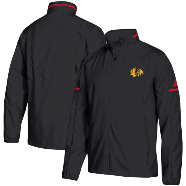 Pánská Bunda Chicago Blackhawks Adidas Rink Full-Zip Jacket Velikost: