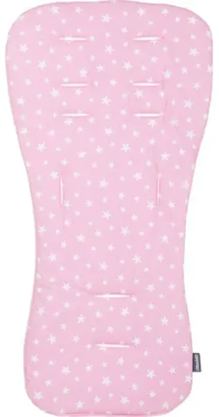 CHIPOLINO Měkká podložka do kočárku Pink stars (VVPAD02402PINK)