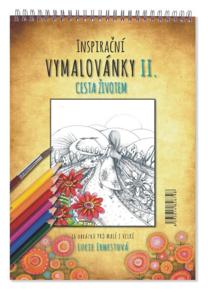 Vymalovánky 2.díl horní vazbou twin wire A4, 16 listů