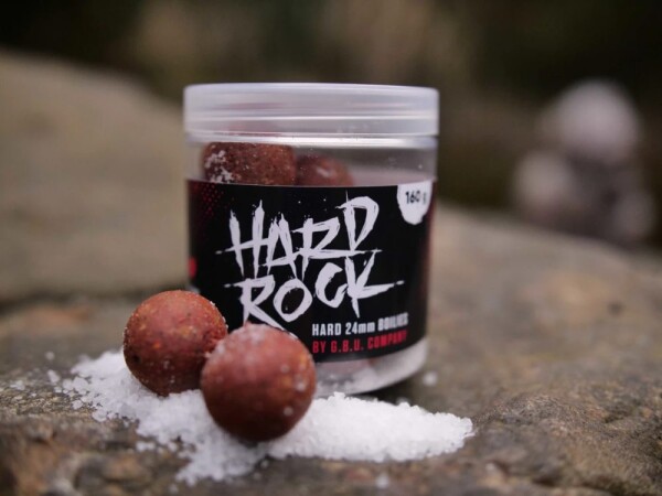 G.B.U. Tvrzené boilies v mořské soli Hard Rock 24mm 160g - JACK-S,G.B.U. Tvrzené boilies v mořské soli Hard Rock 24mm 160g - JACK-S