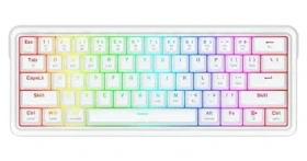 Redragon Draconic V2 K730W-RGB-PRO bílá / Herní klávesnice / mechanická / RGB / USB / US (K730W-RGB-PRO)