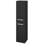 Dřevojas - Vysoká skříň s košem na prádlo DOS SVD2K 35 - N03 Graphite / Úchytka T01 / N03 Graphite / Levé 210939A