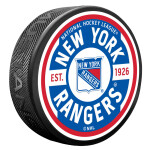 Mustang Puk New York Rangers NHL Gear Textured Puck