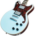 D'Angelico Double Cutaway Solid Body Sky Blue