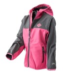 Bunda softshellová outdoorová, Pidilidi, PD1113-03, růžová - 116 | 6let