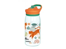 Quokka Plastová láhev s pítkem Glow Kids Tigers 580 ml (40281QO)