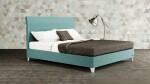 Materasso Čalouněná postel SIENA boxspring ROZMĚR: 2x (90x200) cm - boxspring,šedá