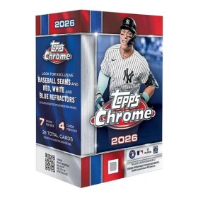 2026 Topps Chrome Baseball Blaster Box - sběratelské karty MLB