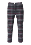 MiR Kalhoty 259 Grey/Maroon Checked