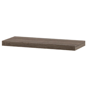 Polička nástěnná 60 cm, MDF, 3D dekor dub sonoma dark, baleno v ochranné fólii