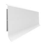 Podlahová lišta PCV Linela 401 bílá