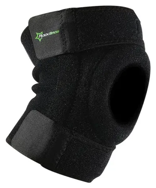 Rockbros LF1106M černá / Bandáž na koleno a čéšku / Velikost M