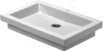 DURAVIT - 2nd floor Umyvadlo bez přepadu, 580x415 mm, bílá 0317580029