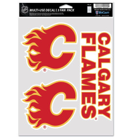 Wincraft Samolepka Calgary Flames NHL Multi-Use Set (3 ks)% 1 ks