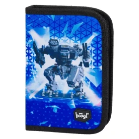 BAAGL Školní penál klasik dvě chlopně Space Battle / 19.5x12.5x5.5 cm (A-8785)