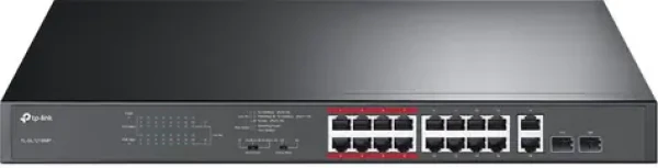 TP-LINK TL-SL1218MP / Switch / 10|100Mbps / 16x GLAN / 2xSFP / PoE+ (TL-SL1218MP)