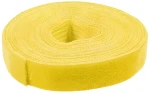 LogiLink Klettband žlutá / Stahovací páska na suchý zip / Šířka 16 mm / Role 4 m (KAB0051)