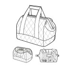 Cestovní taška Reisenthel Allrounder L Rhombus black