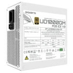 GIGABYTE UD1000GM PG5 V2 ICE bílá / Zdroj / ATX 3.1 / 1000W / 80PLUS Gold / modulární / PCIe 5.1 (GP-UD1000GM PG5 ICE)