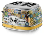 Ariete Positano vícebarevná / Toustovač / 4 topinky / 1630 W / 6 úrovní opékání (0156PO)