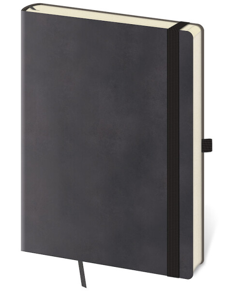 Tečkovaný zápisník Helma A5 - Flexies Grey(čtverečkovaný)