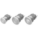 C & K Switches U811J85W3GE223 tlačítko 120 V, 28 V/DC 1 A 1x zap/(zap) červená (š x v) 15.24 mm x 12.70 mm 1 ks Bulk