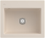 Keramický dřez Villeroy & Boch Subway 60 S, 330901FU, Ivory 330901FU