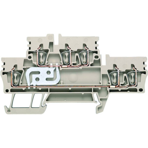 Weidmüller 1924490000 dvojitá svorka pružinová svorka Tmavě béžová 50 ks