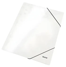 Leitz WOW perleťová bílá / Tříchlopňové desky / A4 / 250 listů (39820001)