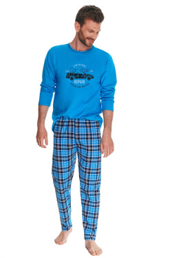 Pánské pyžamo 2656 Mario TARO světle modrá