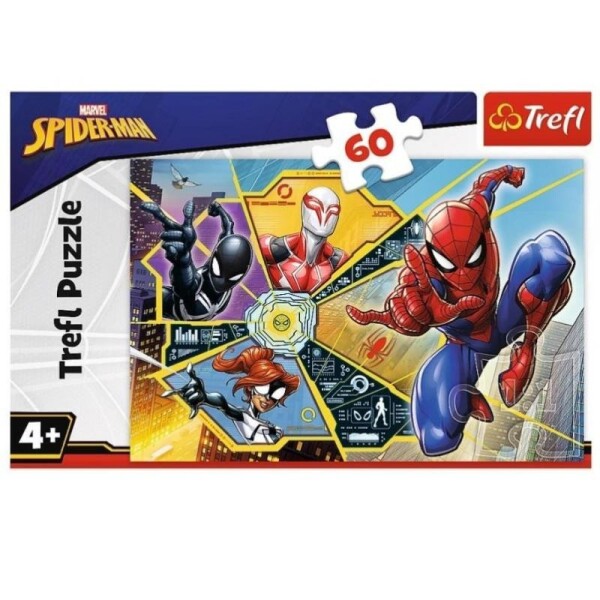 Trefl Spiderman Na síti 60 dílků